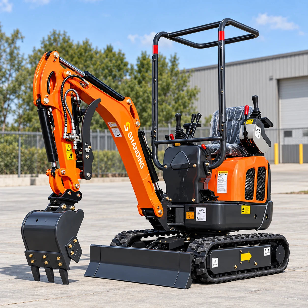 SHANDING SD12U equipment-yard overview