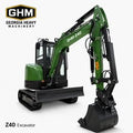 GHM Z40 AC Cab Mini Excavator Kubota Diesel 8818 lb